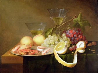 Nature morte avec des verres